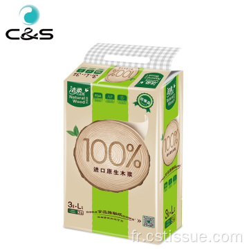 Tissu de bois naturel absorbant l&#39;eau